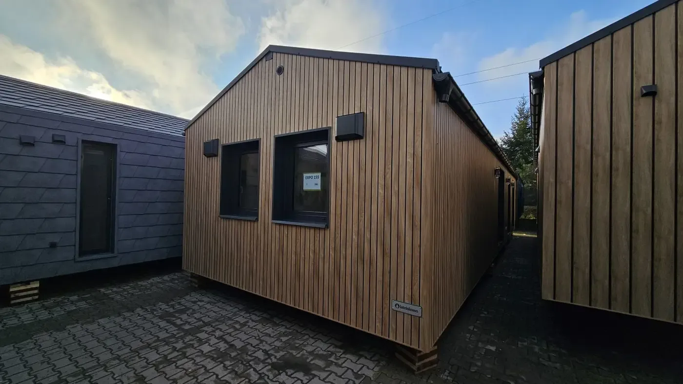 Dom mobilny Sylt 62.28 m² — widok z zewnątrz